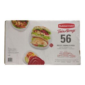 Rubbermaid TakeAlongs 56-Piece Food Storage Containers With Lids Set